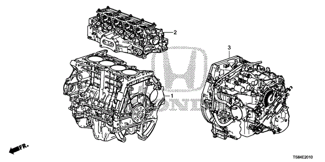 ENGINE/ENGINE ASSY. - TRANSMISSION ASSY. (1.8L) for 2013 Honda CIVIC COUPE #1