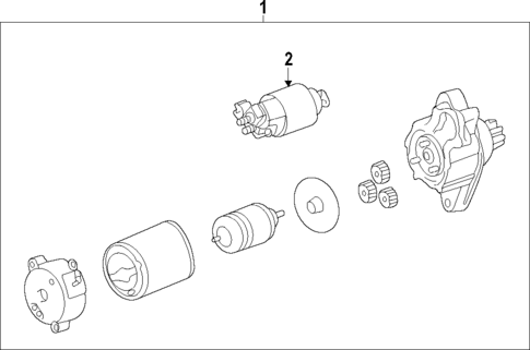 Starter for 2019 Toyota RAV4 #1
