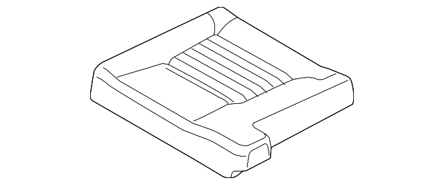 LR059392 Деталь CUSHION COVER, RIGHT