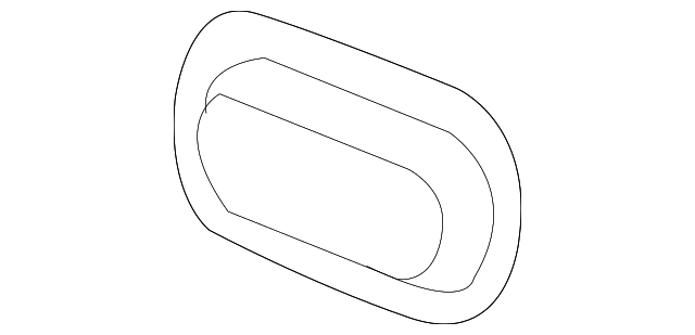 LR059389 Деталь TOP COVER BEZEL, LEFT
