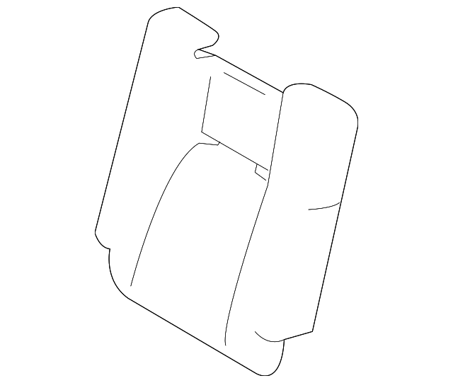 LR077052 Деталь SEAT BACK PAD, LEFT