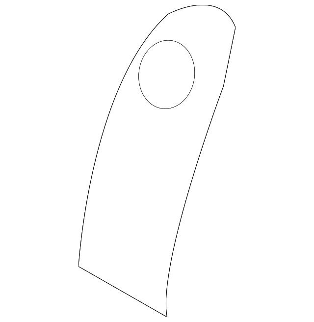 LR065954 Деталь RECLINE COVER, RIGHT