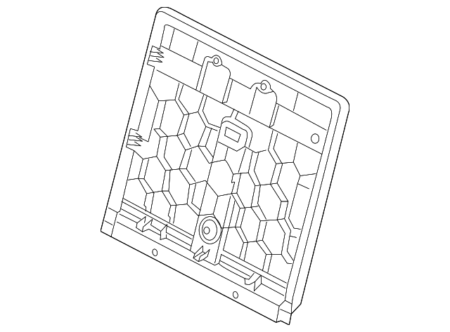 LR065813 Деталь REAR COVER, RIGHT