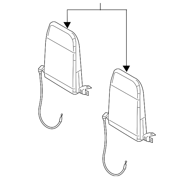 LR059479 Деталь HEADREST, LEFT