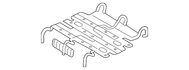 LR060761 Деталь SEAT CUSHION PAD MAT, LEFT