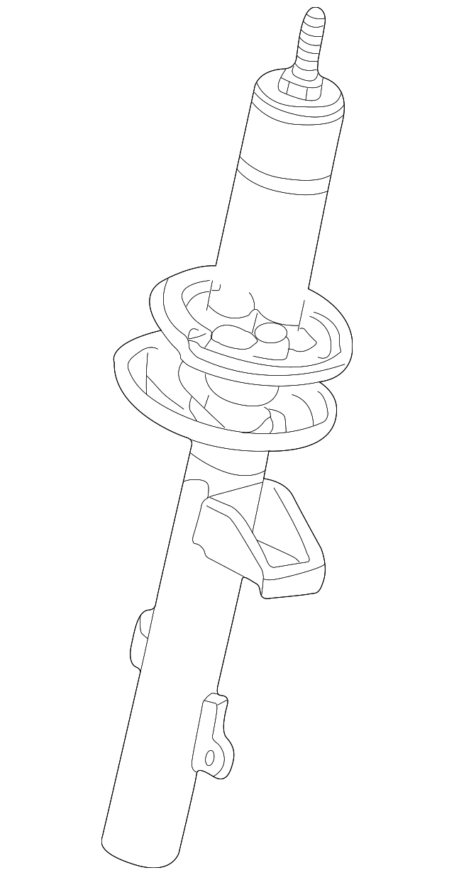 4F1Z-18125-AA Деталь STRUT, RIGHT