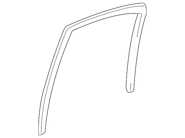 2W4Z5425766AA Деталь RUN CHANNEL, RIGHT
