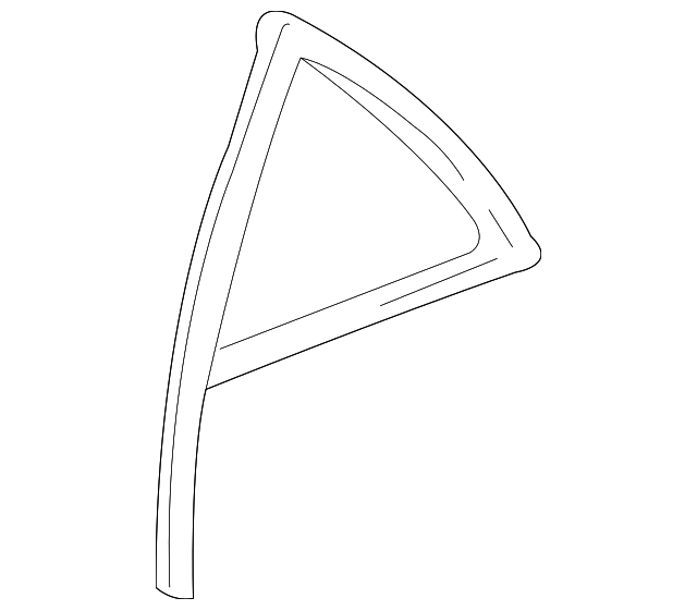 XW4Z-5426870-CA Деталь FIXED GLASS, RIGHT