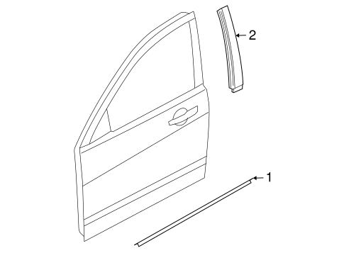 Focus EXTERIOR TRIM - DOOR