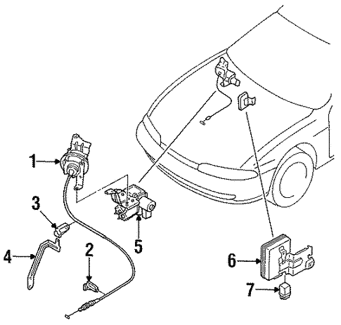 Electrical/Anti-Theft Components for 1998 Nissan 240SX #1