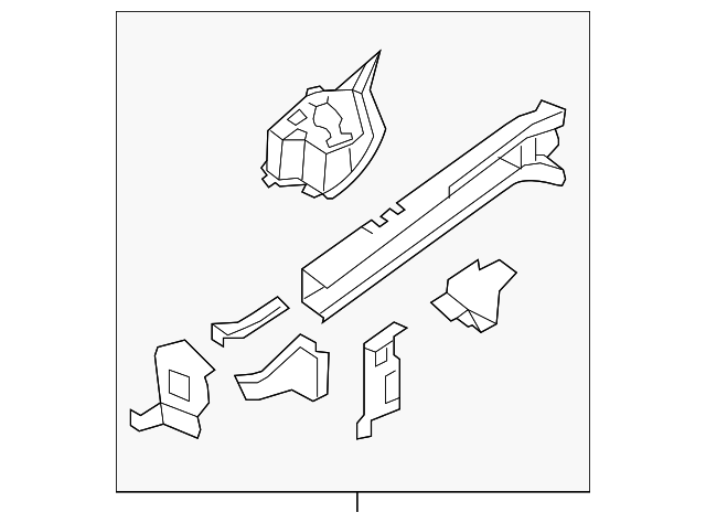 32007440 Деталь FRAME RAIL, LEFT