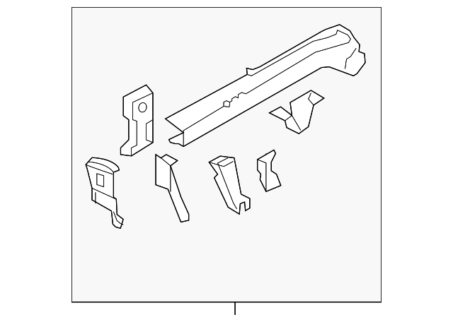 32007439 Деталь FRAME RAIL, RIGHT