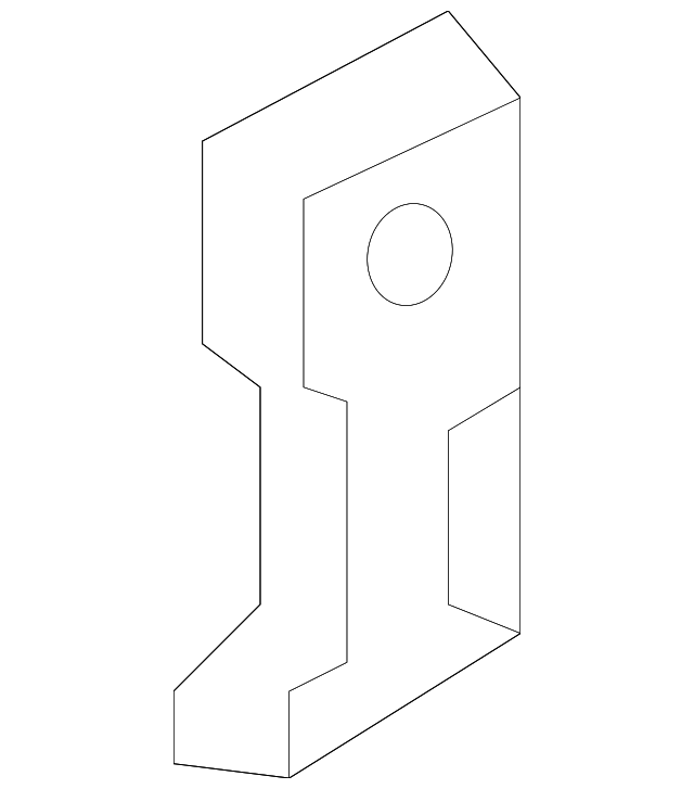 32007448 Деталь BUMPER BRACKET, LEFT