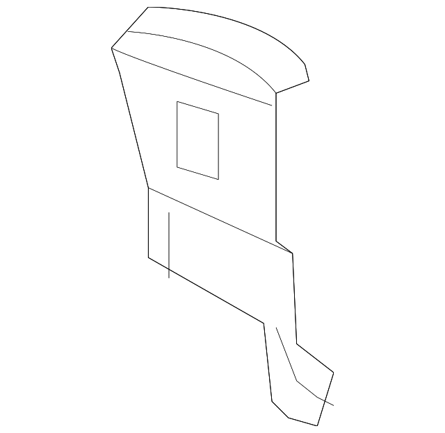 32007454 Деталь FRONT PLATE, LEFT