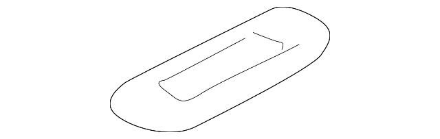 CAJ100102 Деталь SIDE RAIL ASSY GASKET, RIGHT