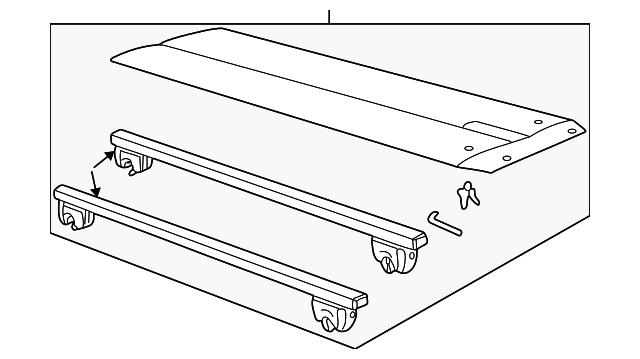 CAC100162 Деталь ROOF RACK