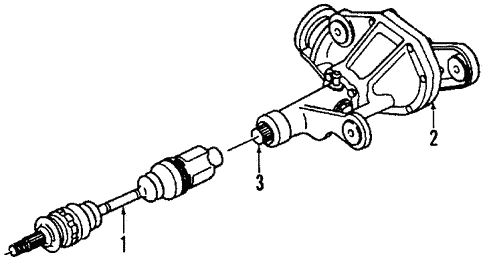 Differential for 1988 Oldsmobile Cutlass Ciera #0