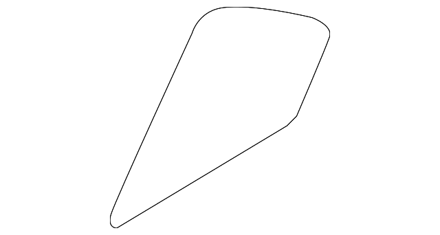 8E5Z-5426870-A Деталь FIXED GLASS, RIGHT