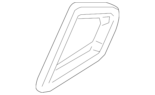 6E5Z-5429904-B Деталь GLASS W'STRIP, RIGHT