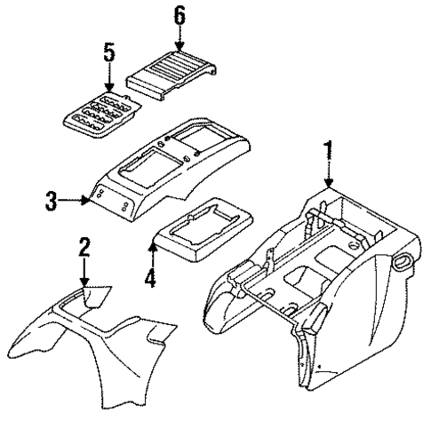 928 REAR CONSOLE