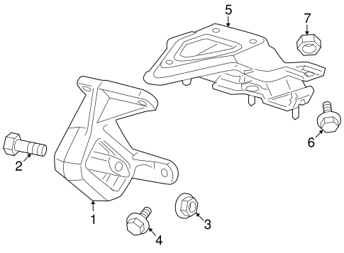 Dakota ENGINE & TRANS MOUNTING