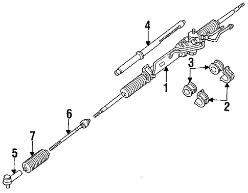 Capri STEERING GEAR & LINKAGE 2