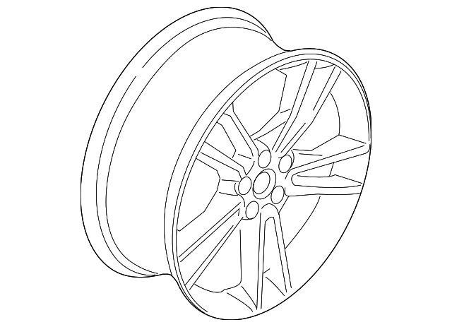 DS7Z-1007-H Деталь WHEEL, ALLOY