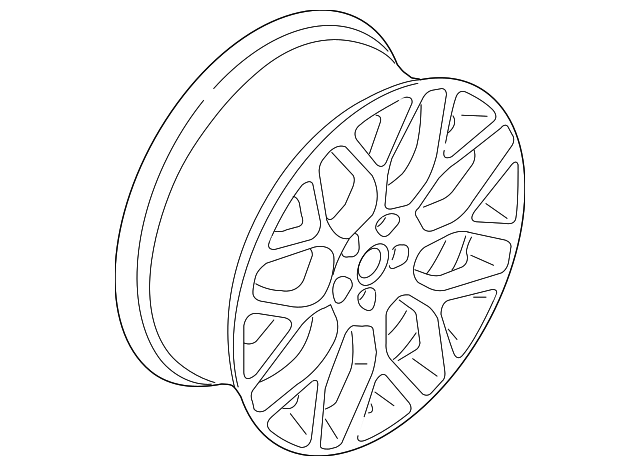 DS7Z-1007-M Деталь WHEEL, ALLOY