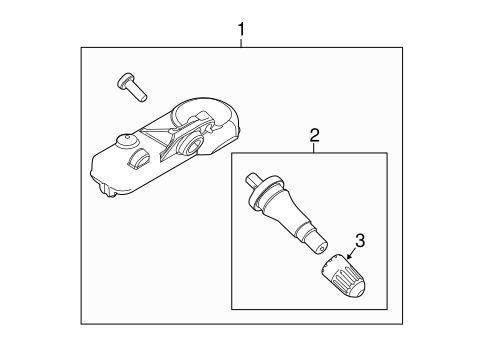 MKZ TIRE PRESSURE MONITOR COMPONENTS