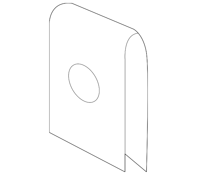 -W709990-S439 Деталь FRONT BRACKET NUT, RIGHT