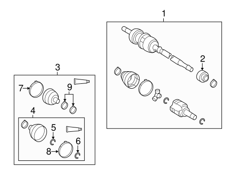 Vibe DRIVE AXLES 3