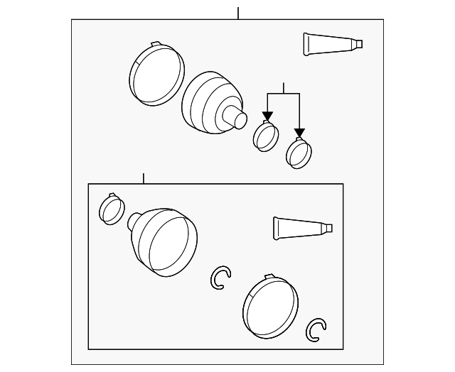 19204684 Деталь BOOT KIT