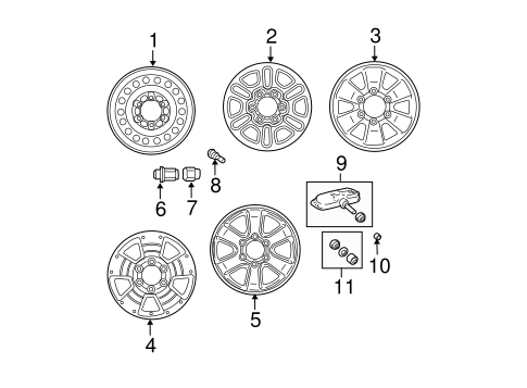 ELECTRICAL/TIRE PRESSURE MONITOR COMPONENTS for 2009 Toyota 4Runner #1
