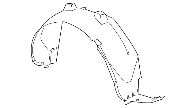 25858114 Деталь FENDER LINER, LEFT