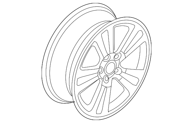 12804095 Деталь WHEEL, ALLOY