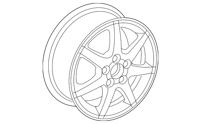 12759810 Деталь WHEEL, ALLOY
