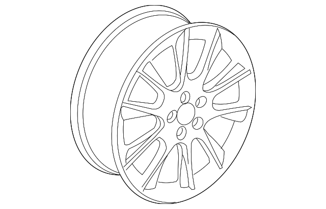 12771524 Деталь WHEEL, ALLOY