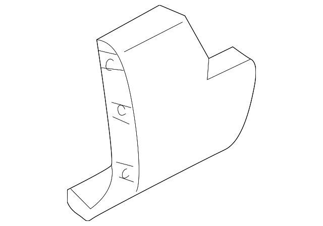 5E6Z-16A039-AAPTM Деталь LOWER MOLDING, LEFT