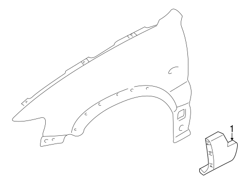 Mariner EXTERIOR TRIM - FENDER