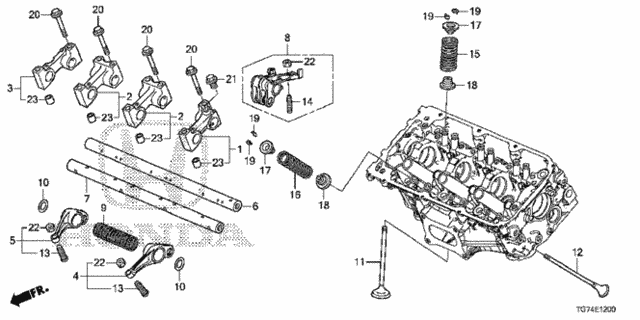 Valve - Rocker Arm (FR.) for 2017 Honda Pilot #0