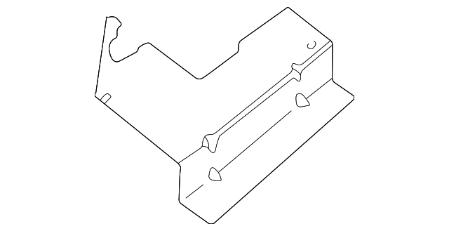 YQU104810 POWER AMPLIFIER MOUNT BRACKET