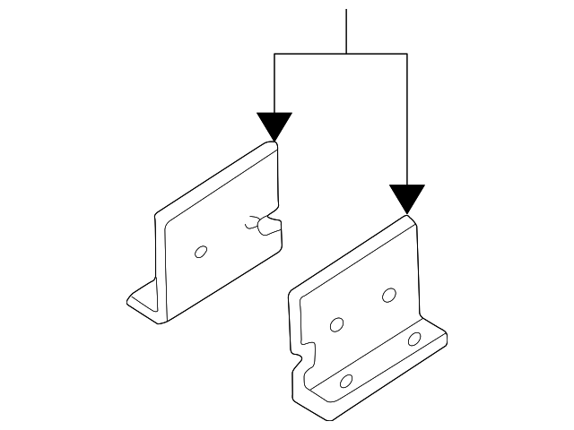 LRN50520 CD CHANGER BRACKET, RIGHT