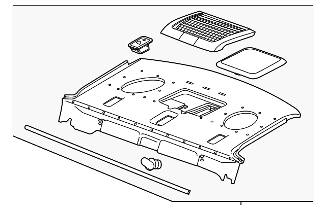 22878510 Деталь PKG TRAY TRIM