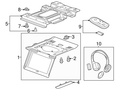 Entertainment System Components for 2018 GMC Sierra 1500 #0
