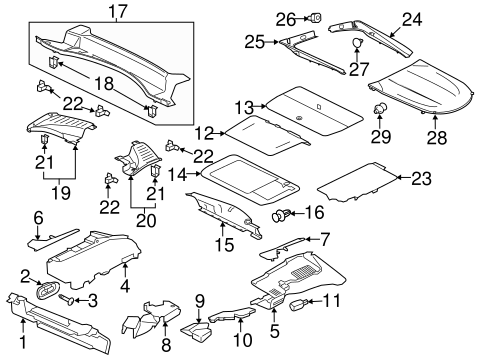 F-Type INTERIOR TRIM - REAR BODY 2