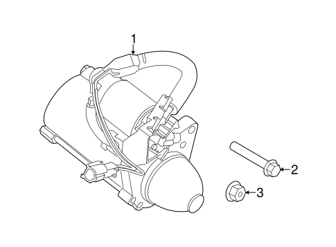 Starter for 2013 Infiniti FX50 #0