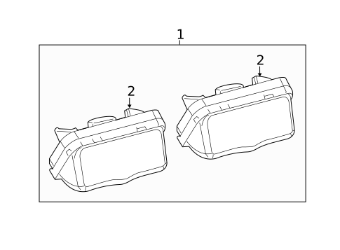 License Lamps for 2019 Toyota RAV4 #0