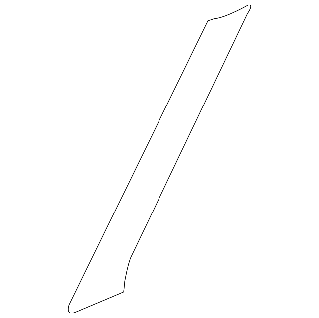 BA8Z-7403137-A REVEAL MOLDING, LEFT