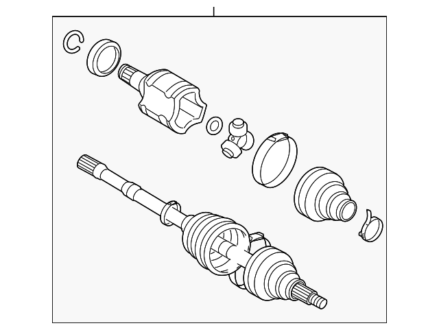 19183729 Деталь AXLE ASSY, LEFT