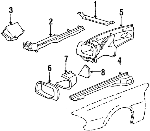XJS STRUCTURAL COMPONENTS & RAILS
